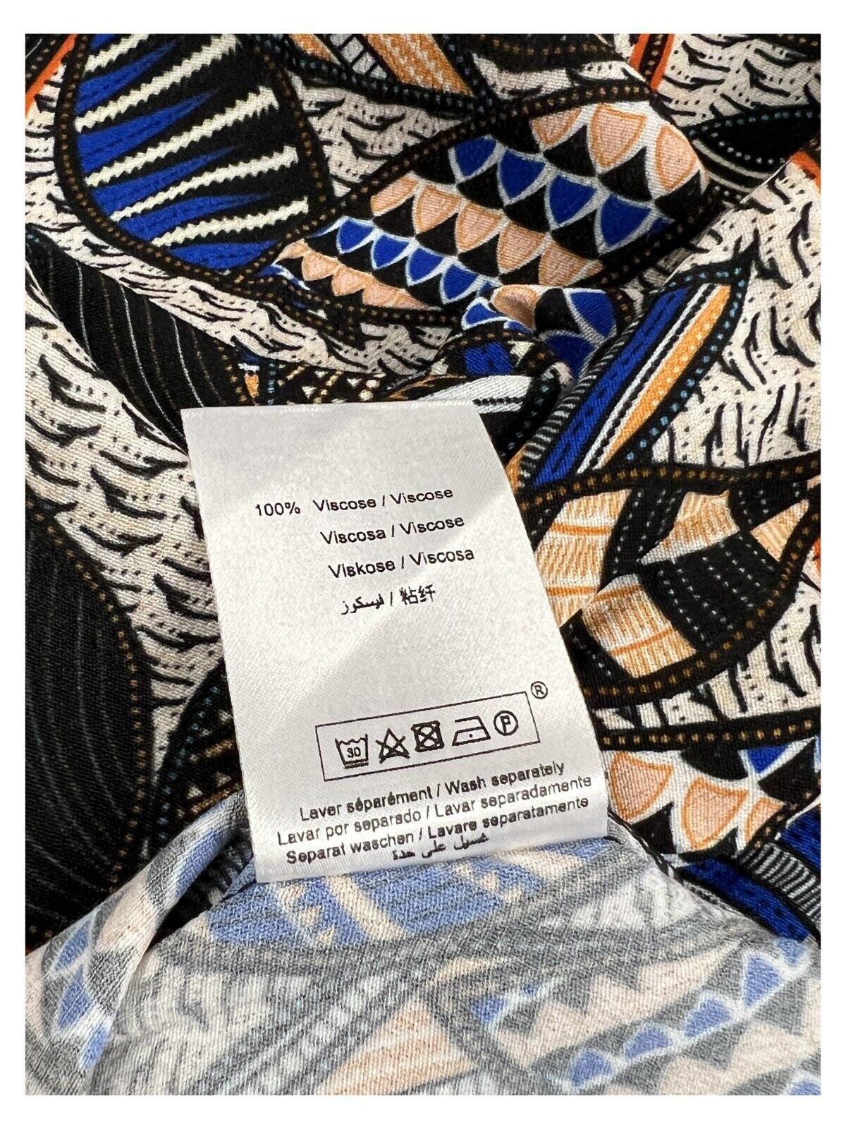 LA FEE MARABOUTEE blusa donna fantasia nero/multicolor FF-TO-PRIMI-F MADE IN ITALY