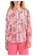 MOLLY BRACKEN camicia donna fantasia floreale rosa ZR111BCE 100% cotone