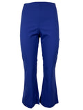 LIVIANA CONTI pantalone donna cotone leggero trombetta bluette  CNTK50 MADE IN ITALY