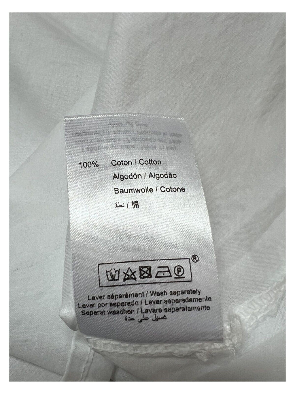 LA FEE MARABOUTEE blusa donna FF-TO-SOLAR-S 100% cotone bianca MADE IN ITALY