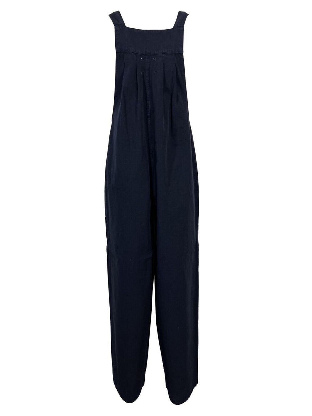 4.10 by BottegaChilometriZero salopette donna cotone blu DD24613 MADE IN ITALY
