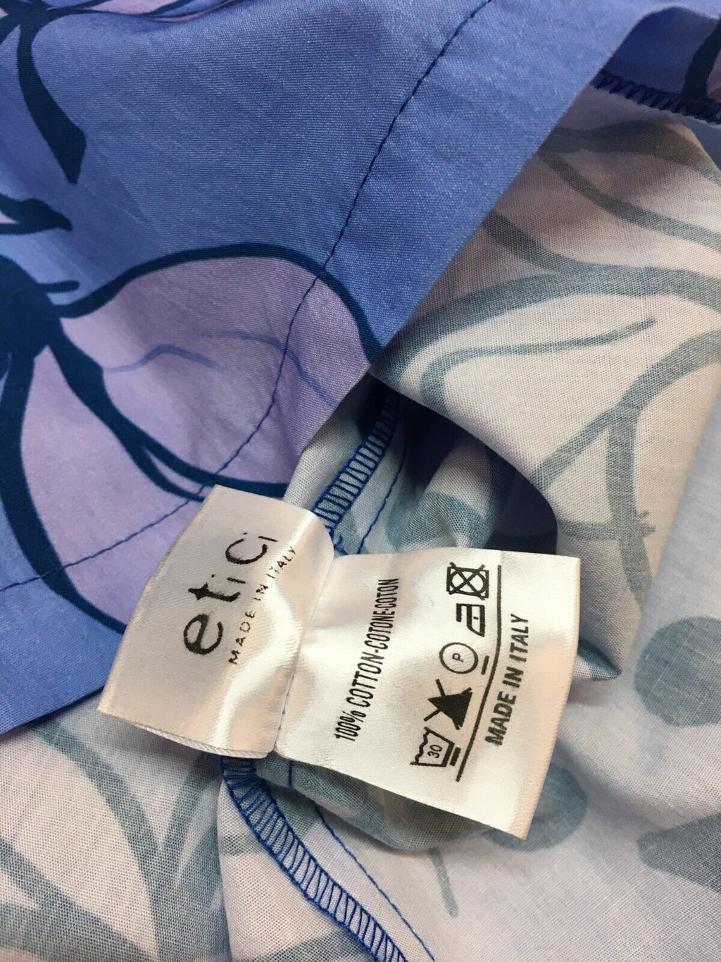 ETICI blusa donna fantasia C1/9654FLO MADE IN ITALY
