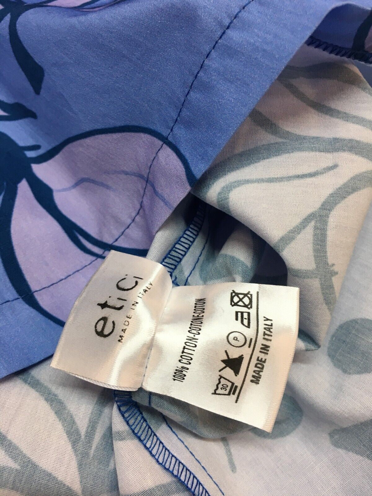 ETICI blusa donna fantasia C1/9654FLO MADE IN ITALY