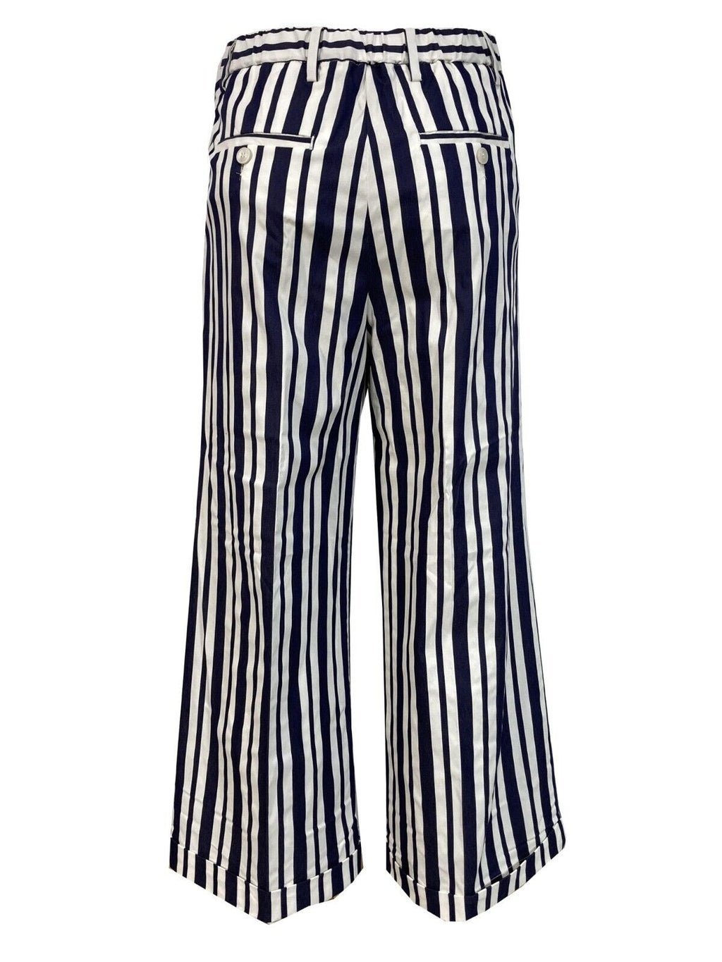 MYTHS pantalone donna righe bianco/blu art 21D19 62 MADE IN ITALY