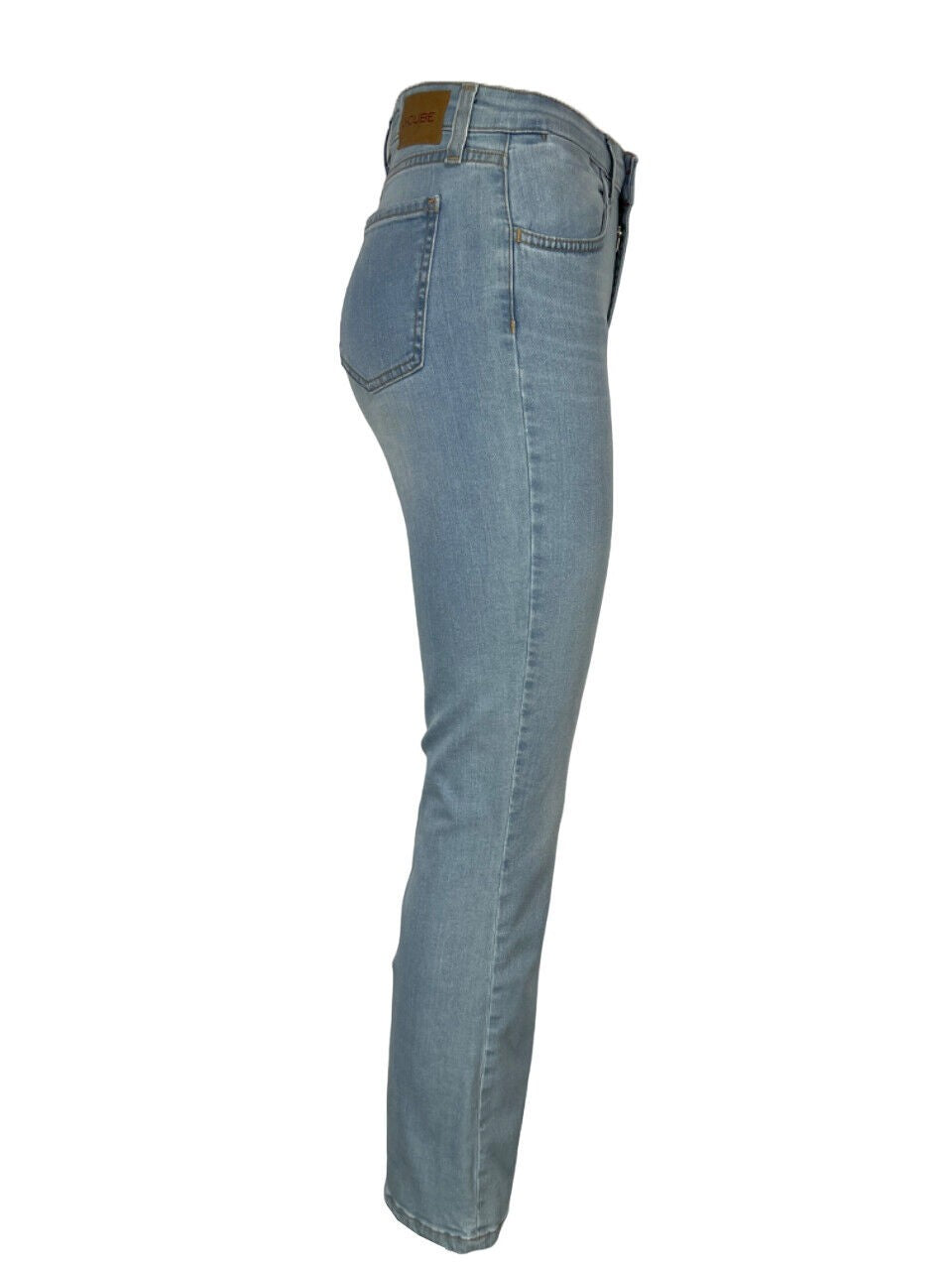 J-CUBE jeans donna trombetta denim leggero chiaro AMY JEANS MADE IN ITALY