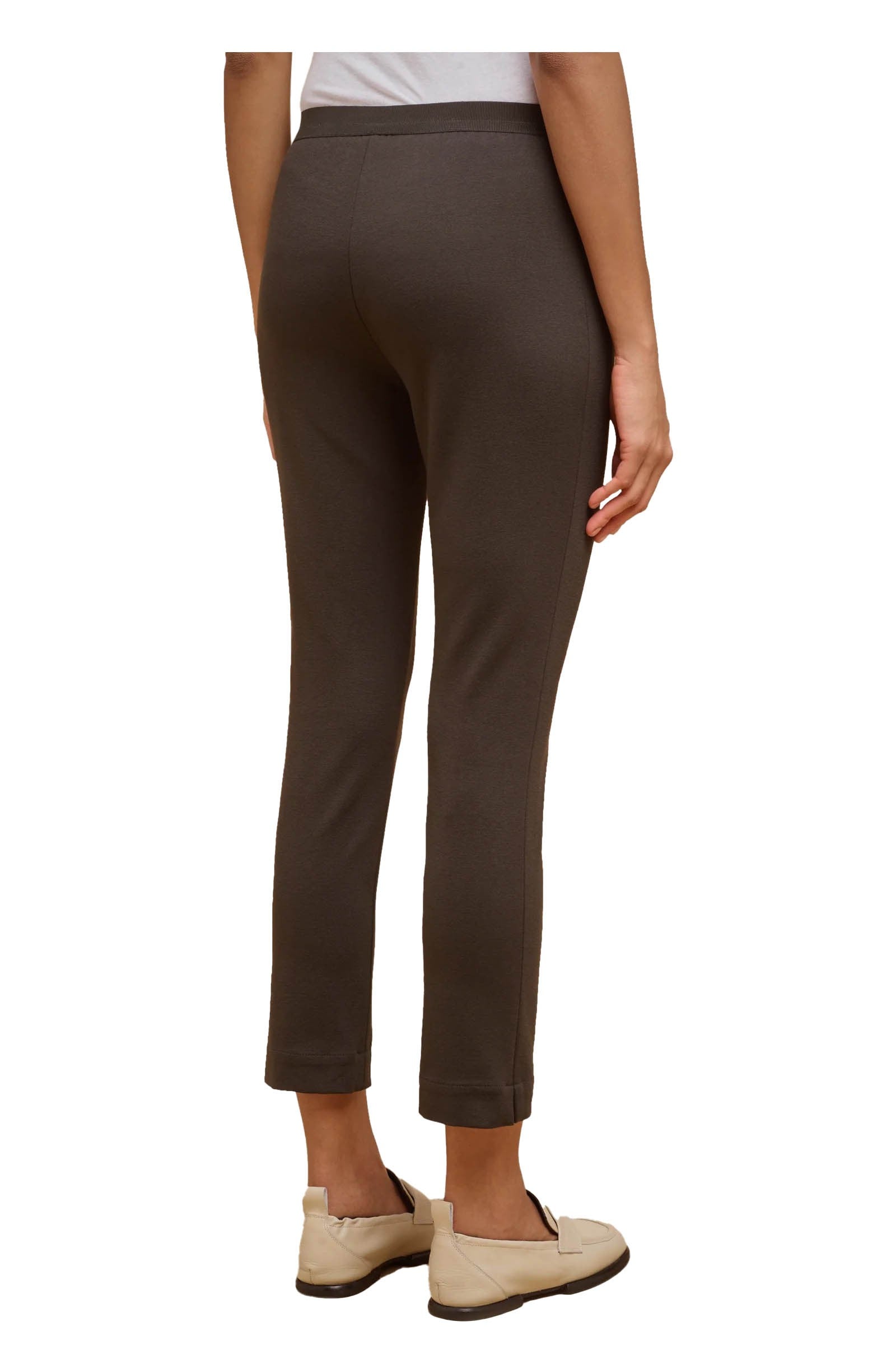 LIVIANA CONTI pantalone punto milano mod Leggins CNTI85 MADE IN ITALY new
