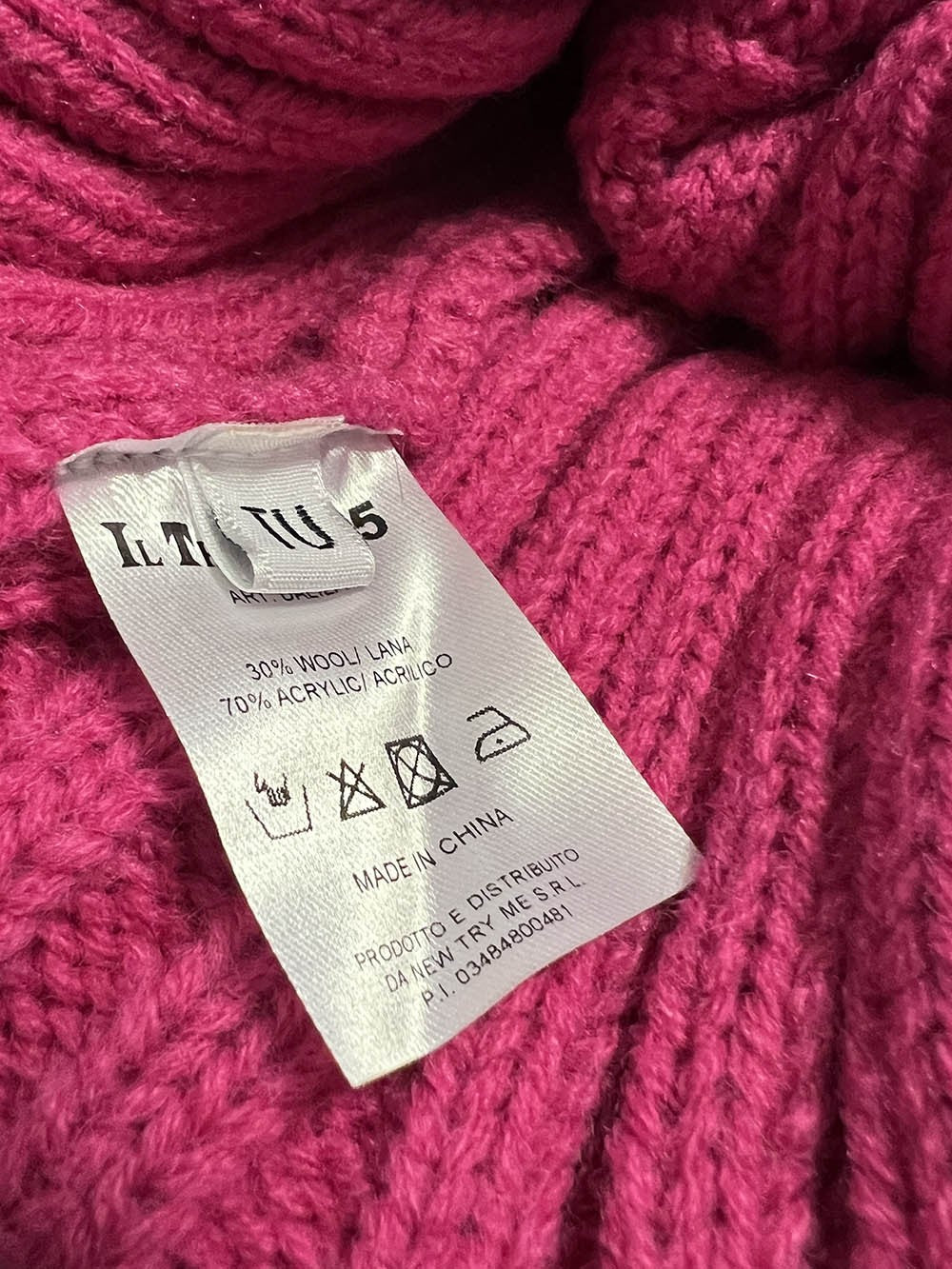 IL THE DELLE 5 cappello donna lana a coste DALILA 30% lana 70% acrilico
