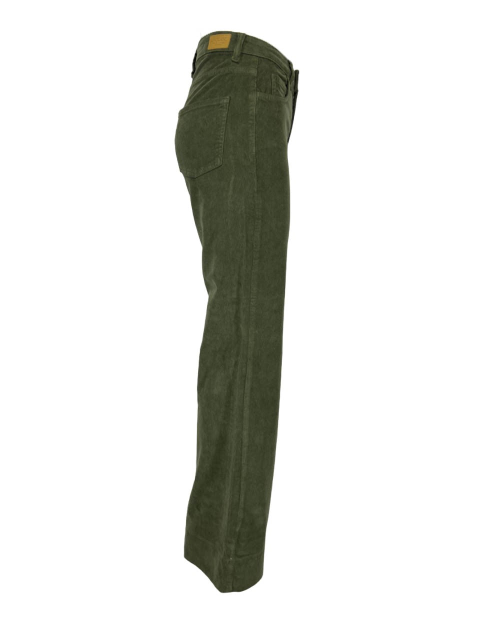 J-CUBE pantalone donna modello jeans flare velluto 2000 righe  KAOTICA 301 MADE IN ITALY