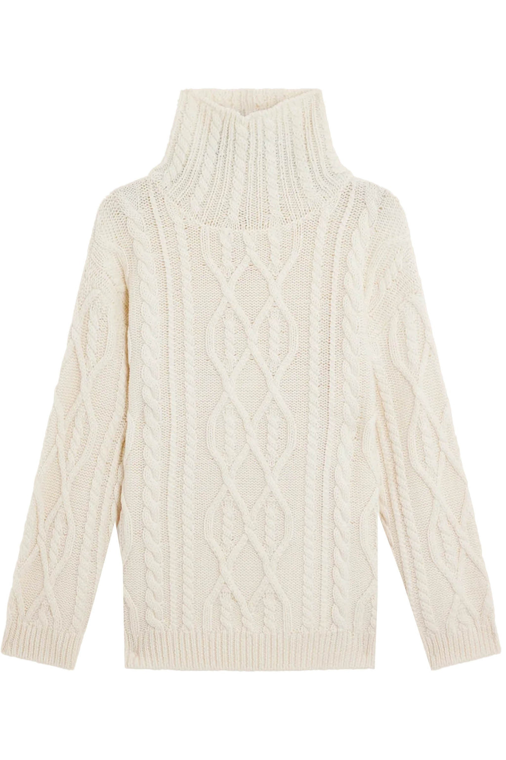 LIVIANA CONTI maglia donna lavorazione trecce F4WD10 100% lana dip dye  MADE IN ITALY