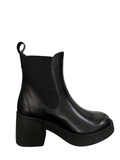 FRANCESCO BRUNELLI stivale basso donna pelle nero AR4714 100% pelle