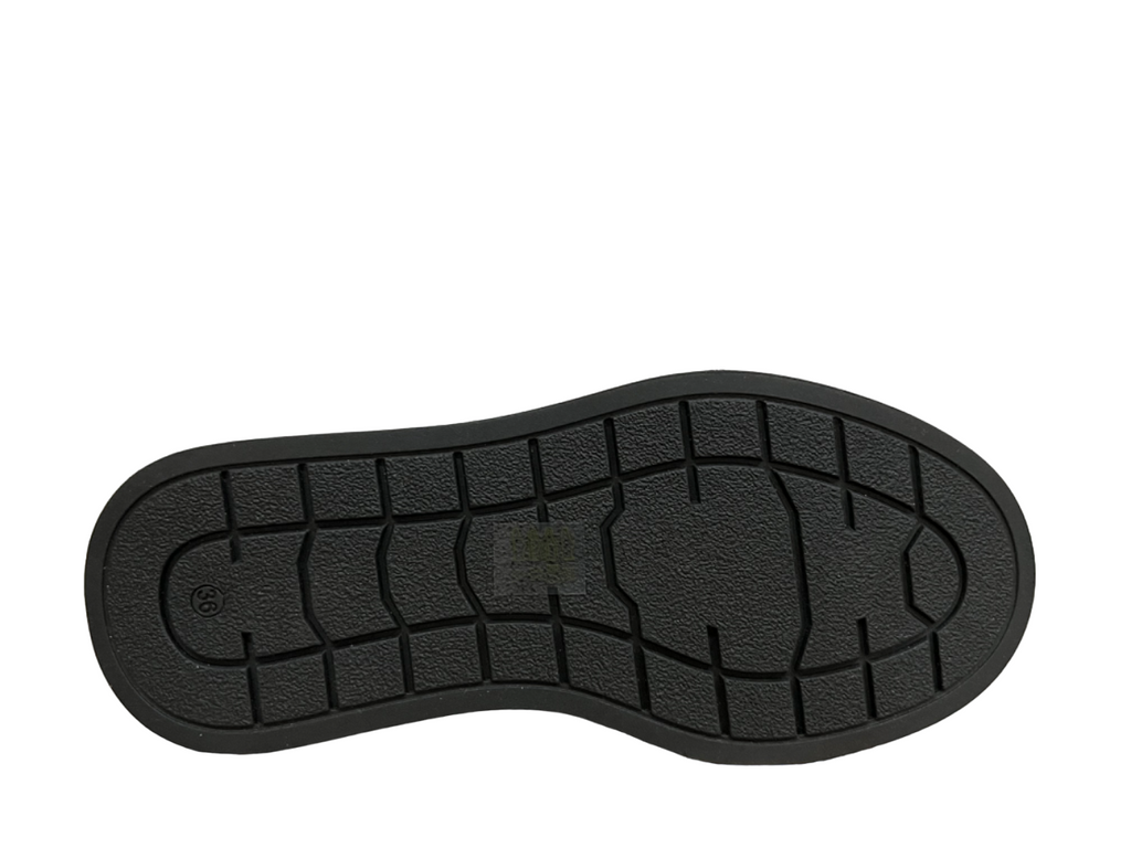 FRANCESCO BRUNELLI anfibio donna pelle nero BZ4743 100% pelle