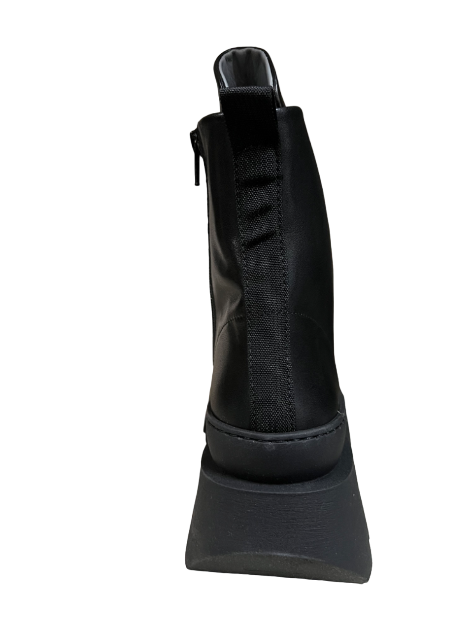 PATRIZIA BONFANTI stivale donna basso nero ANNE NIAGARA 100% pelle MADE IN ITALY
