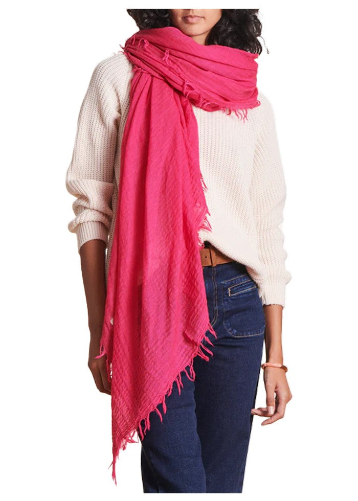 LA FEE MARABOUTEE sciarpa donna fuxia ZALOU