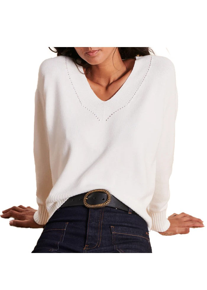 LA FEE MARABOUTEE maglia donna ZOLARA 50% viscosa 30% poliammide 20% lana MADE IN ITALY