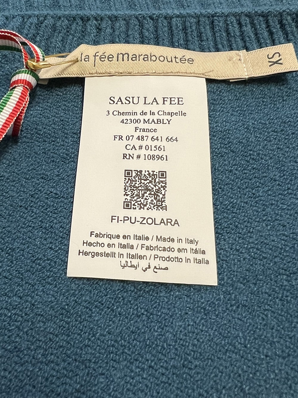 LA FEE MARABOUTEE maglia donna ZOLARA 50% viscosa 30% poliammide 20% lana MADE IN ITALY