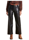 LA FEE MARABOUTEE pantalone donna ecopelle ZENO 100% poliuretano