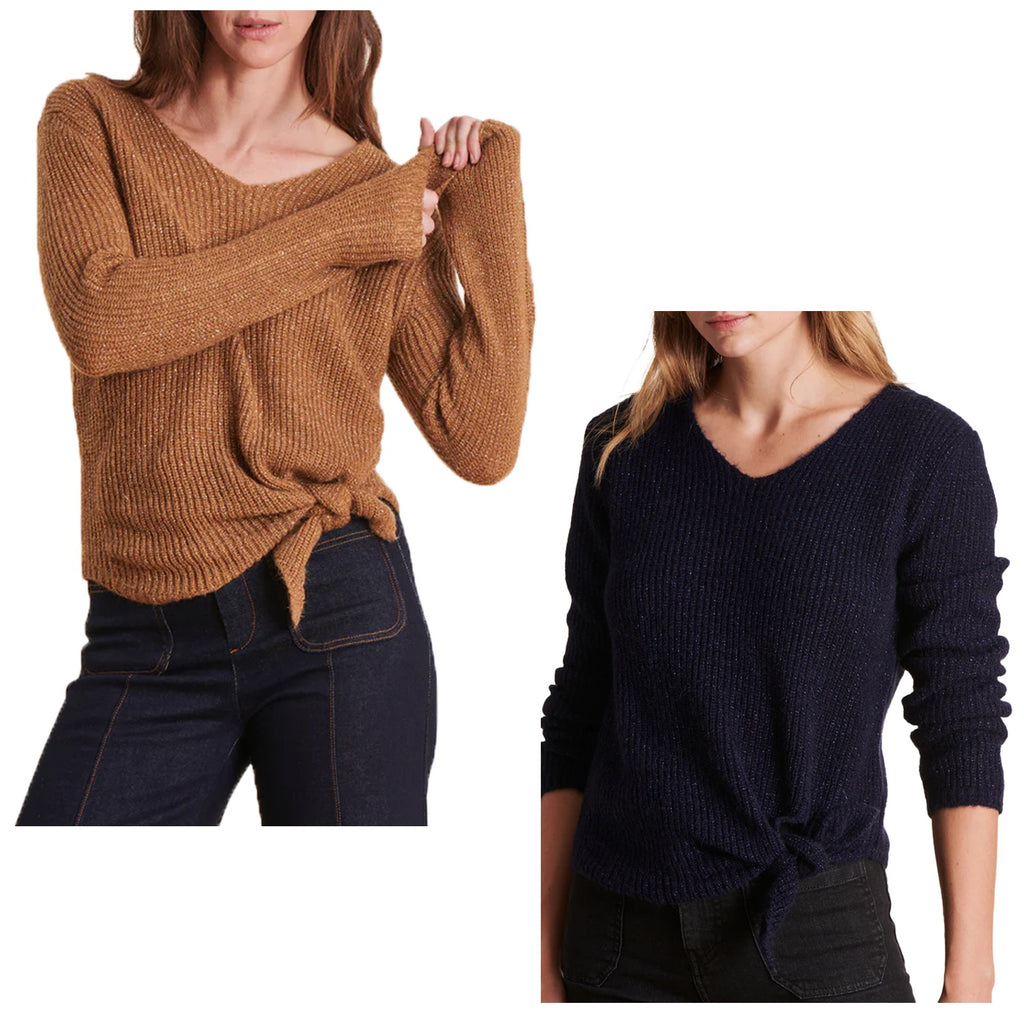 LA FEE MARABOUTEE maglia donna con lurex CANNES MADE IN ITALY