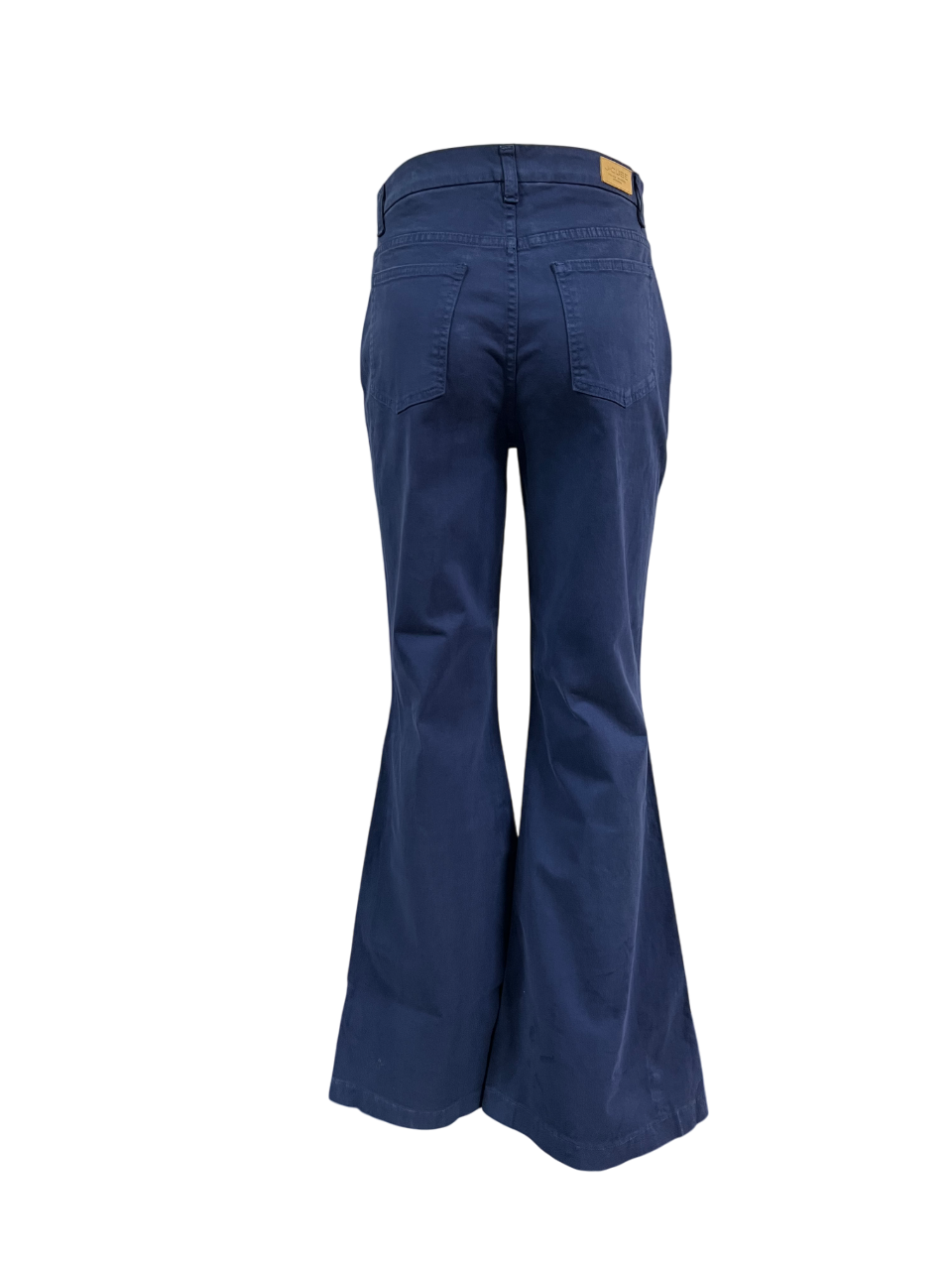 J-CUBE pantalone donna cotone invernale flare NICOLE GABARDINA MADE IN ITALY