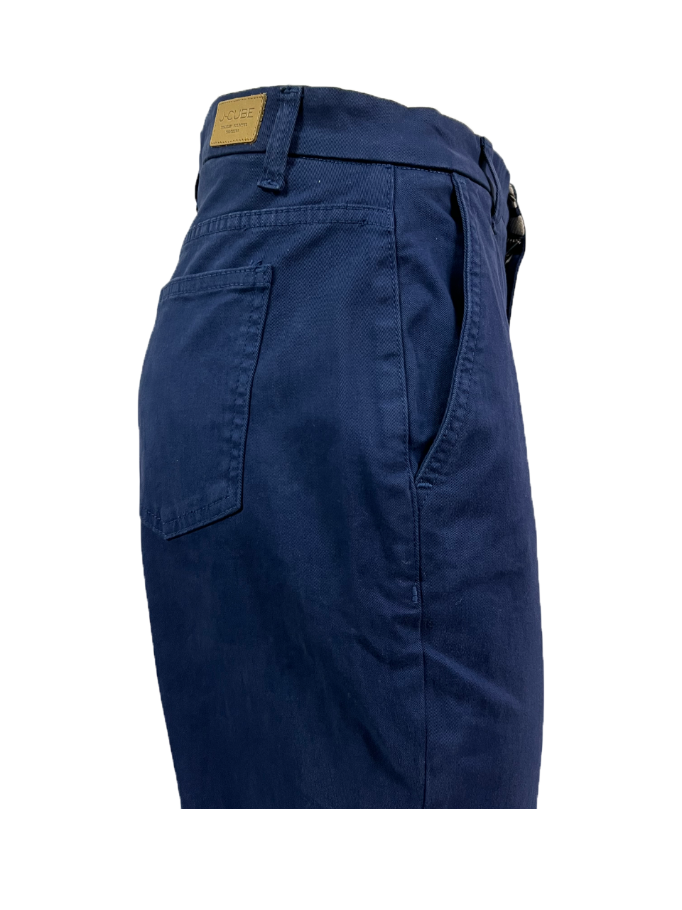 J-CUBE pantalone donna cotone invernale flare NICOLE GABARDINA MADE IN ITALY