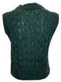 JUSTMINE gilet donna corto a trecce JABMFFW24-G045 MADE IN ITALY