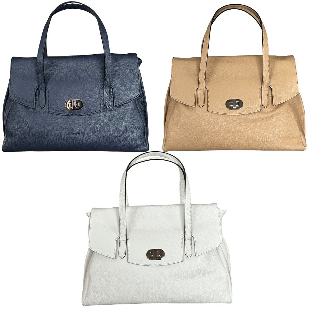 RIPANI borsa donna pelle cervo E282OJ CATERINA MADE IN ITALY