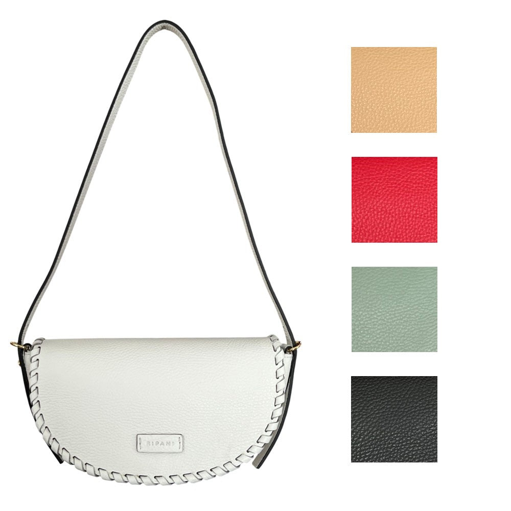 RIPANI  borsa donna pelle cervo a spalla E172OO NINA MADE IN ITALY