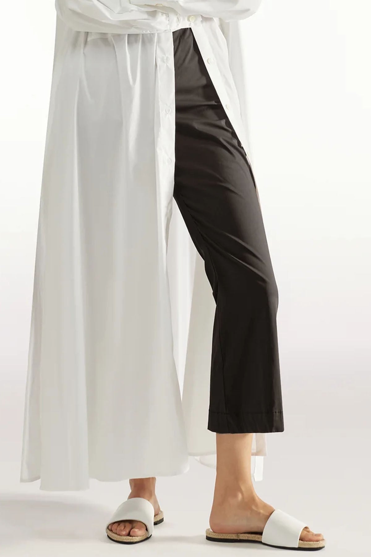 LIVIANA Conti Pantalone Cotone Leggero trombetta new CNTK38 CLAUDETTE Made in Italy