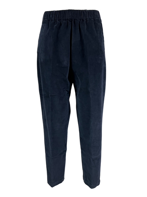 4.10 by BottegaChilometriZero pantalone donna velluto millerighe DD24875 EVEREST MADE IN ITALY