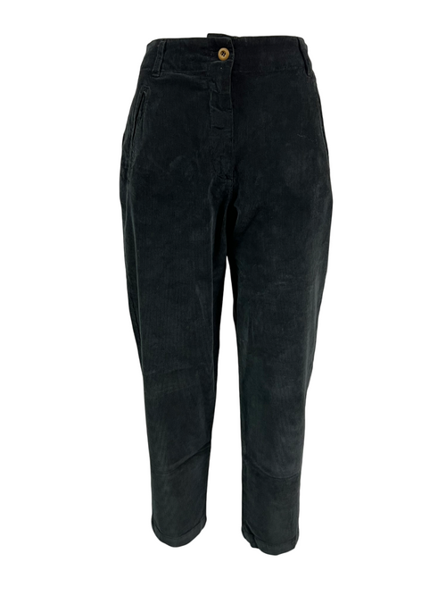 4.10 by BottegaChilometriZero pantalone donna velluto millerighe DD23265 PERU’ MADE IN ITALY