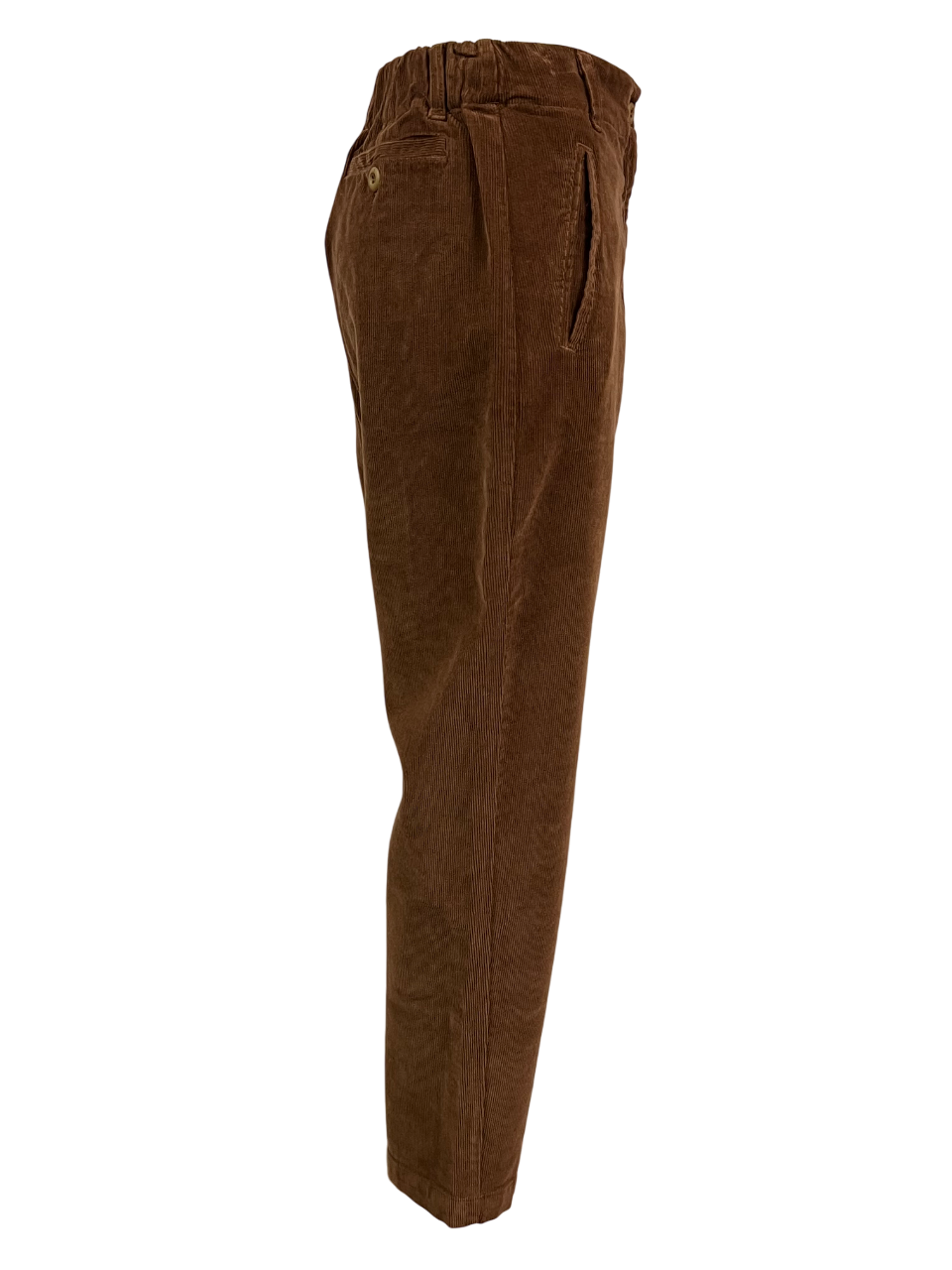 4.10 by BottegaChilometriZero pantalone donna velluto millerighe DD23265 PERU’ MADE IN ITALY