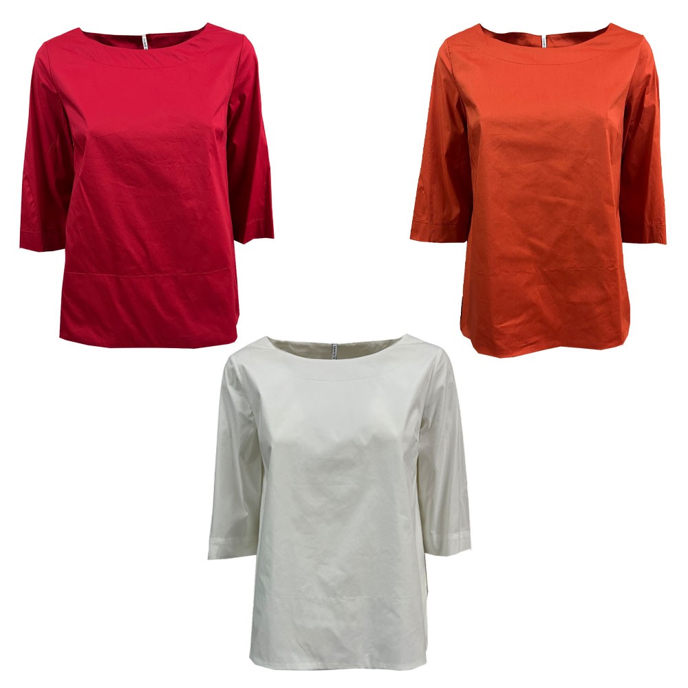 LIVIANA CONTI blusa donna a trapezio L5SK74 GIOVI MADE IN ITALY