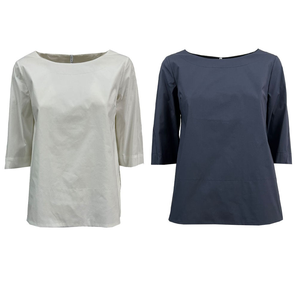 LIVIANA CONTI blusa donna a trapezio F5SK06 GIOVI MADE IN ITALY