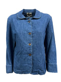 4.10 by BottegaChilometriZero giacca chambray leggero sfoderata colore jeans chiaro DD24628 RANGER MADE IN ITALY