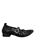 KUDETA’ ballerina donna pelle traforata nera 514406 FAR WEST MADE IN ITALY