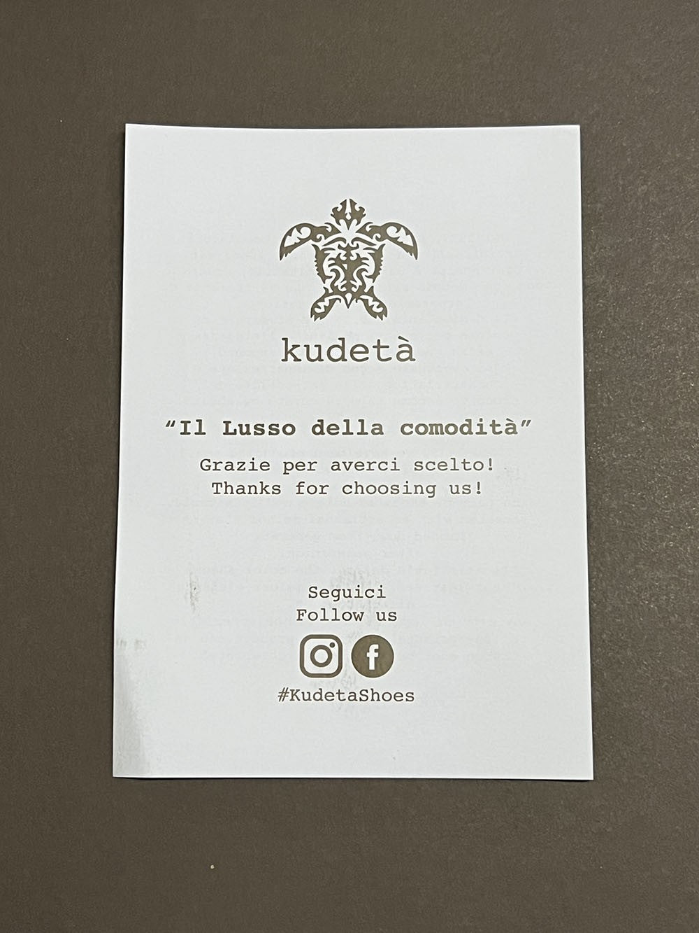 KUDETA’ stivale donna basso laminato cioccolato 514505 LAME’ MADE IN ITALY