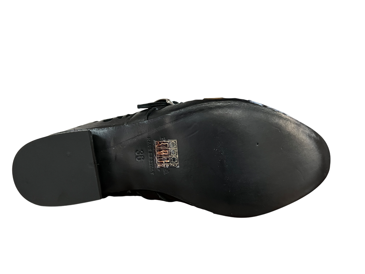 KUDETA’ ballerina donna pelle traforata nera 514406 FAR WEST MADE IN ITALY