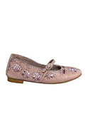 KUDETA’ ballerina donna bimateriale laminato cipria/lilla 514141 FAR WEST MADE IN ITALY