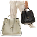 KORALLINE borsa donna pelle martellata 921 100% pelle MADE IN ITALY