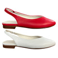 UPPER CLASS ballerina donna aperta dietro pelle 4100 MADE IN ITALY