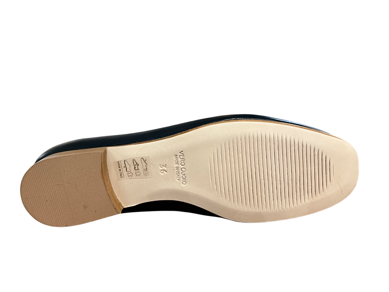 UPPER CLASS ballerina pelle blu 4117 MADE IN ITALY