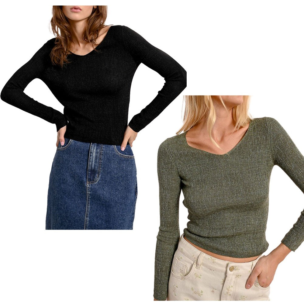 MOLLY BRACKEN maglia donna con lurex LA1721DP