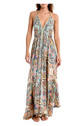 MOLLY BRACKEN abito donna lungo multicolor LAB151DE 100% poliestere