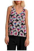 MOLLY BRACKEN canotta donna fantasia nero multicolor T1984DP 100% poliestere riciclato