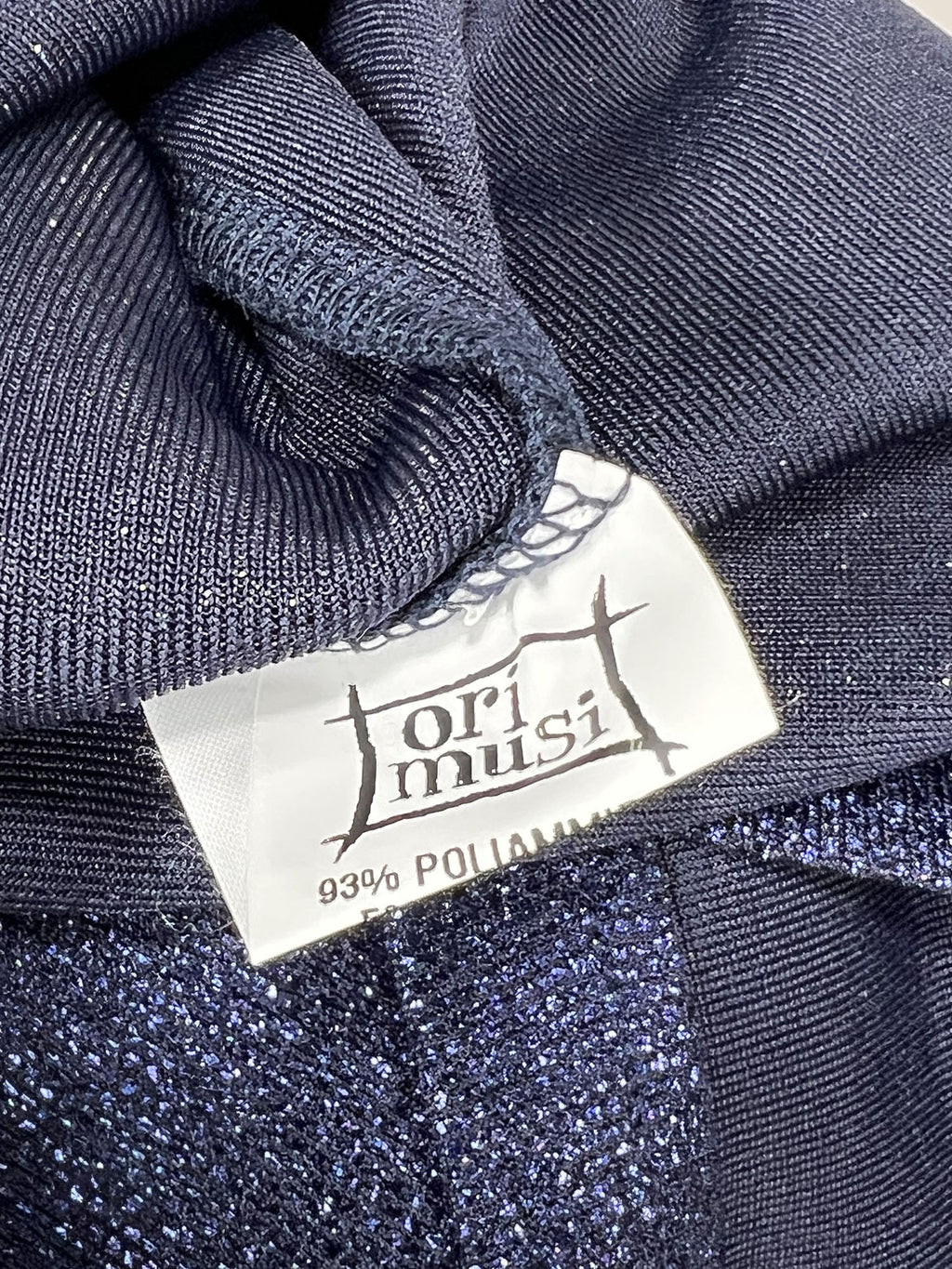 ORIMUSI maglia donna laminata a scatola DATURA MADE IN ITALY