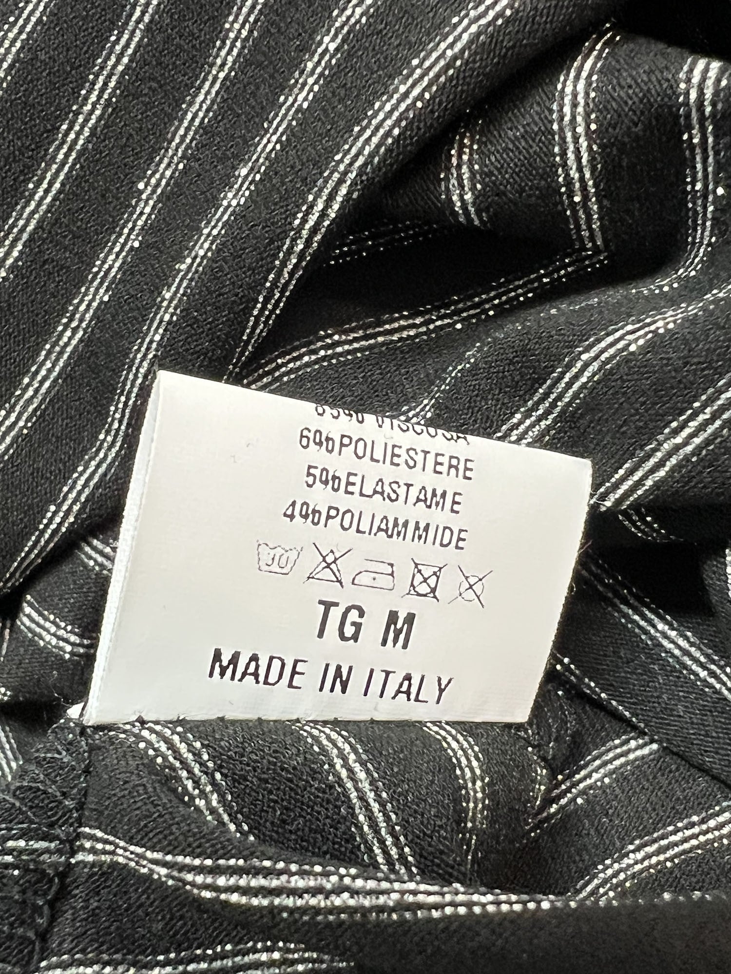 ORIMUSI t-shirt donna righe piccole lurex CARDO LUREX MADE IN ITALY