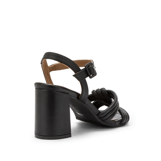 CARMENS sandalo donna pelle nero A55304 RENEW TWIST 100% pelle