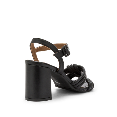 CARMENS sandalo donna pelle nero A55304 RENEW TWIST 100% pelle
