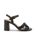 CARMENS sandalo donna pelle nero A55304 RENEW TWIST 100% pelle