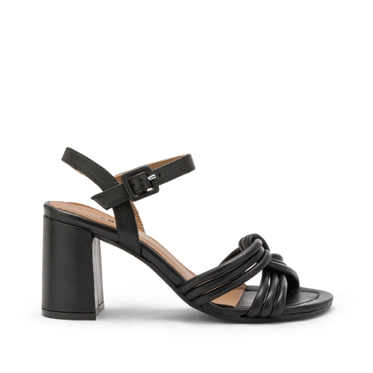 CARMENS sandalo donna pelle nero A55304 RENEW TWIST 100% pelle