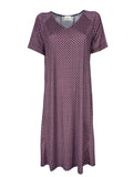 FEELING by JUSTMINE abito donna svasato blu/rosso/bianco E2736 6103 MADE IN ITALY